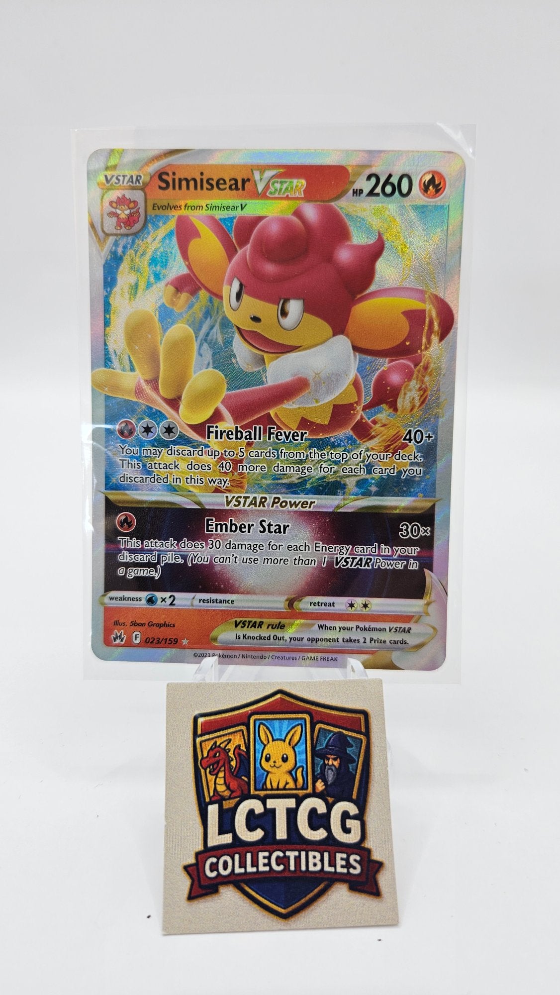 Image of Simisear VSTAR Crown Zenith (CRZ) #023