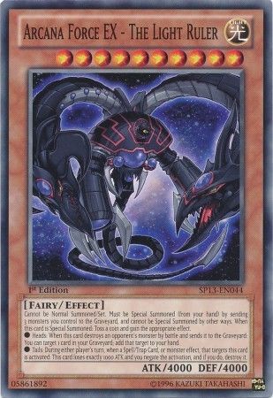 Arcana Force EX - The Light Ruler - SP13-EN044 - Common 1st Edition