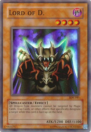 Lord of D. - SDK-041 - Super Rare Unlimited MP Condition
