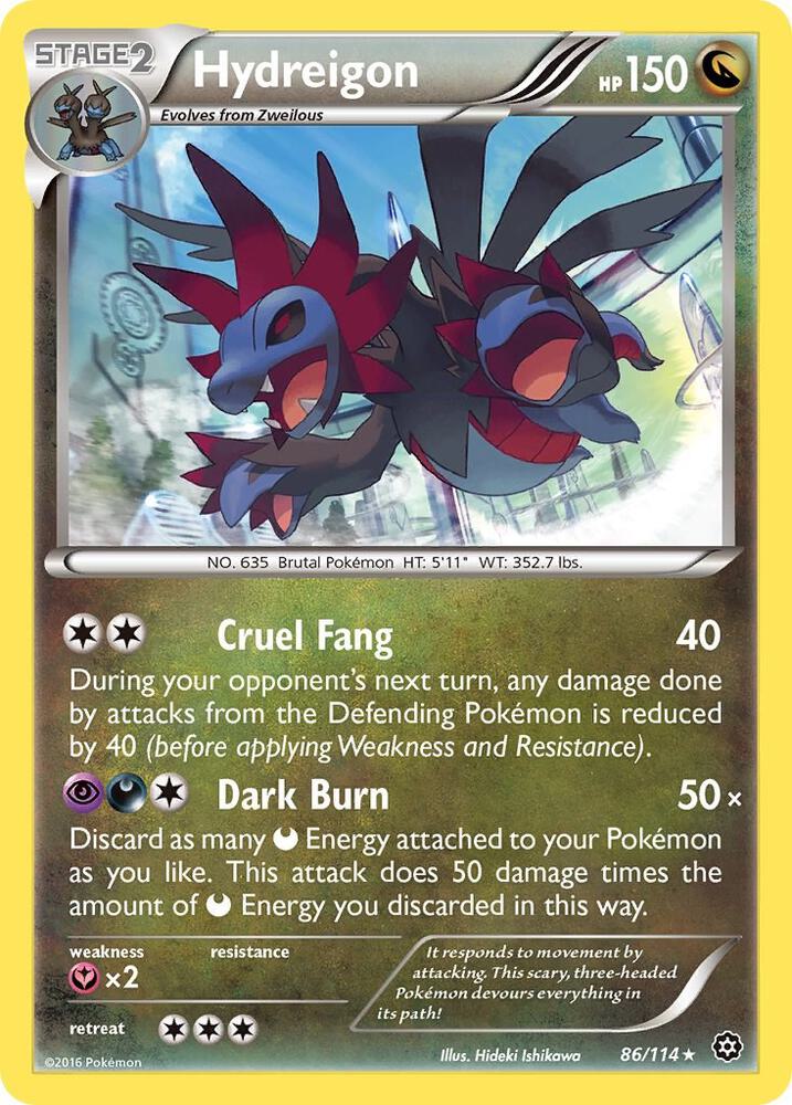 Hydreigon - XY - Steam Siege (STS) Holo