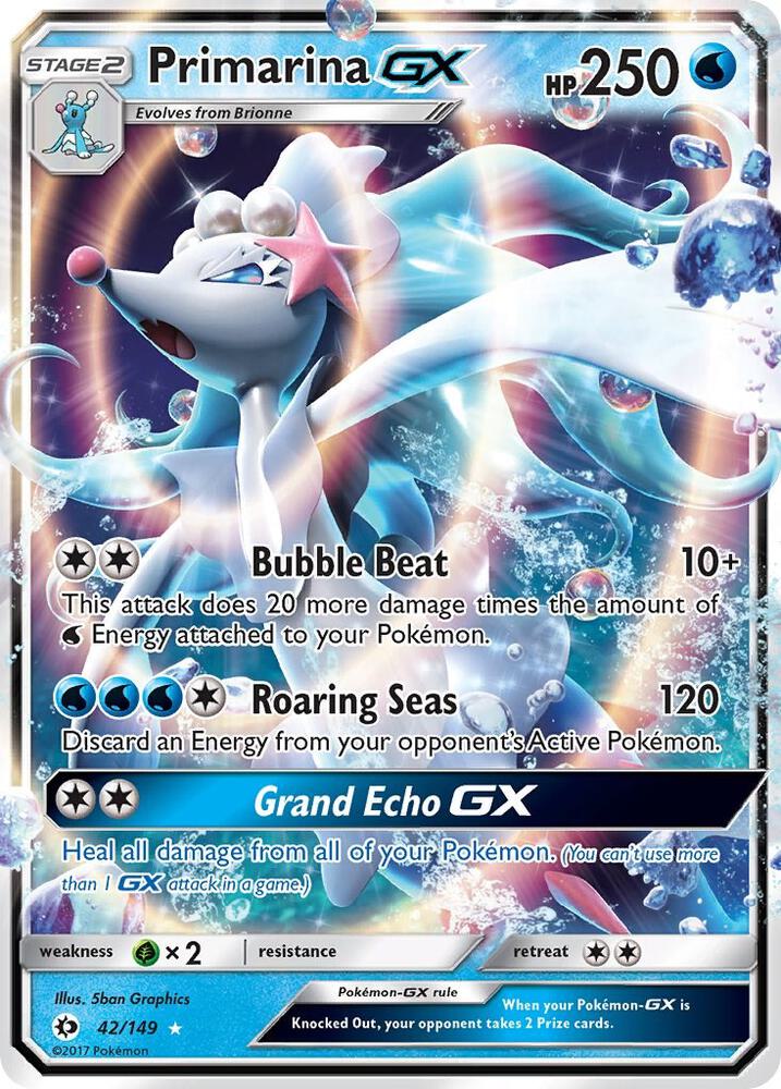 Primarina GX - SM Base Set (SM01)