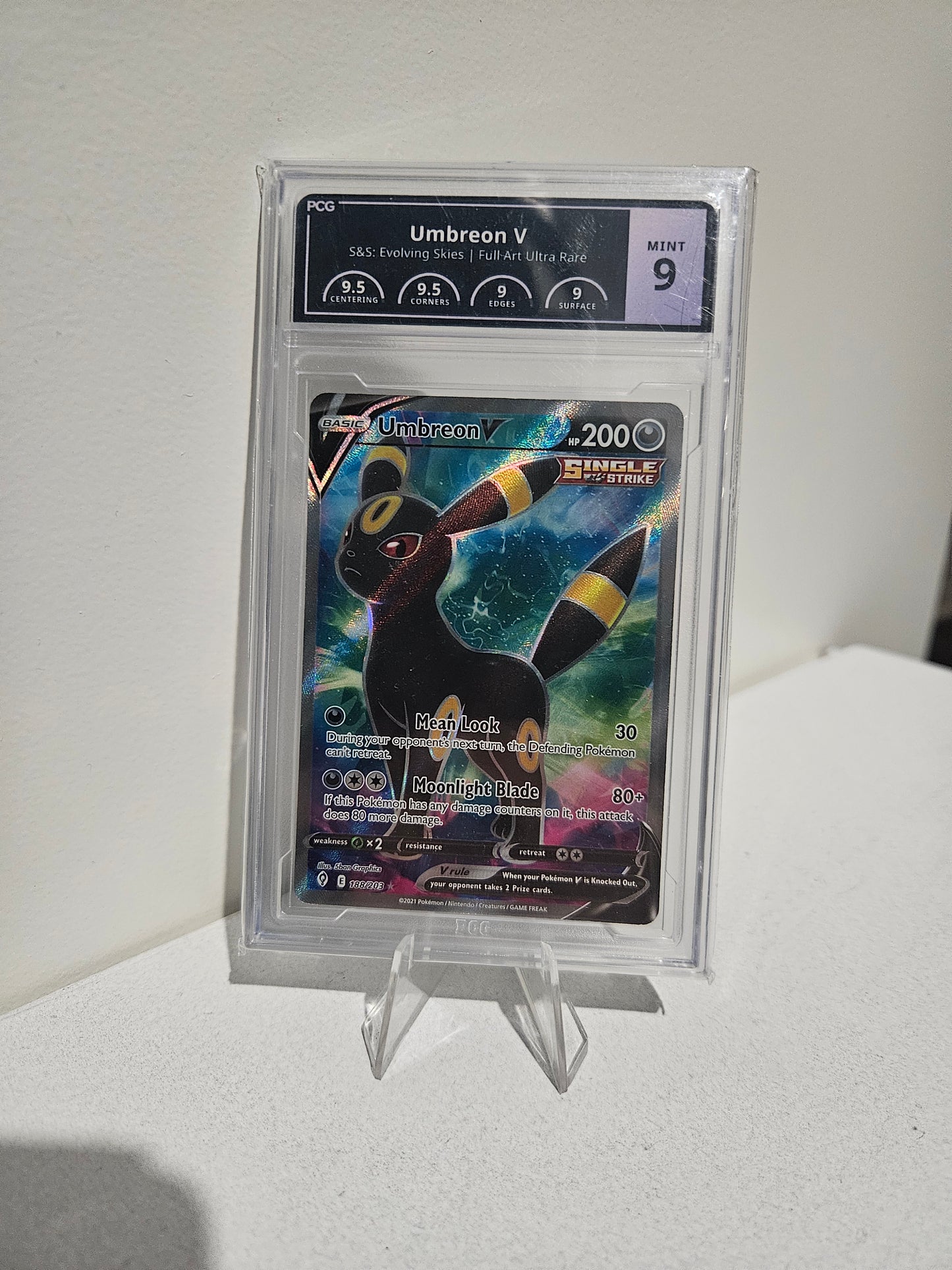 PCG 9 Umbreon V Pokemon Evolving Skies