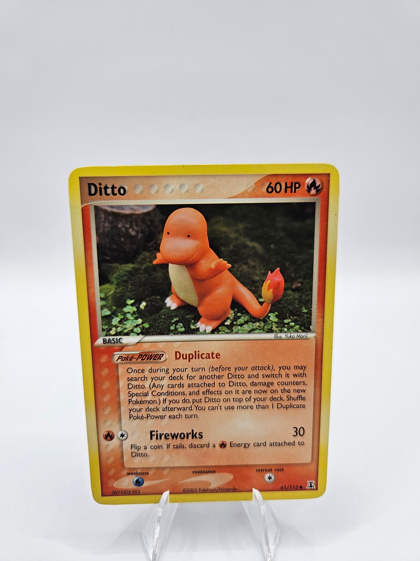 Ditto - (Charmander) 061/113 Delta Species LP condition