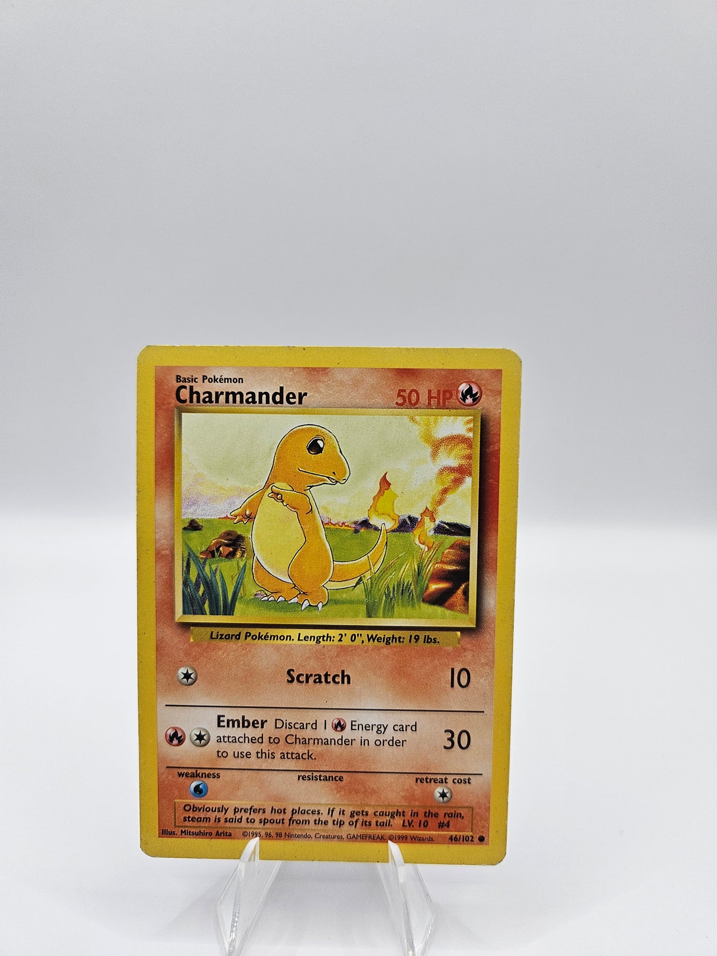 Charmander - 46/102 Base Set (BS) LP condition