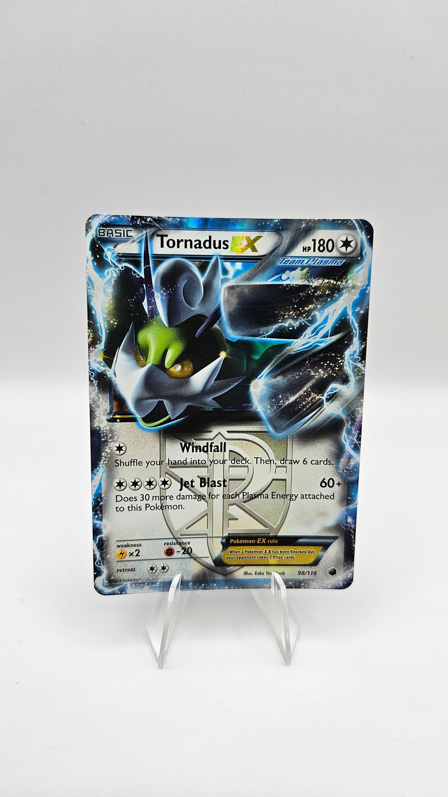 Tornadus EX (Team Plasma) -98/116 Plasma Freeze (PLF) LP+ Condition