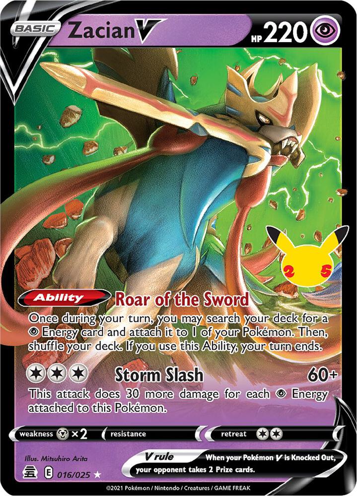Zacian V -016/025 Celebrations