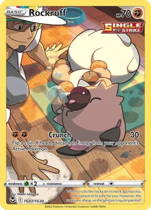 Rockruff - TG07/TG30SWSH12: Silver Tempest Trainer Gallery