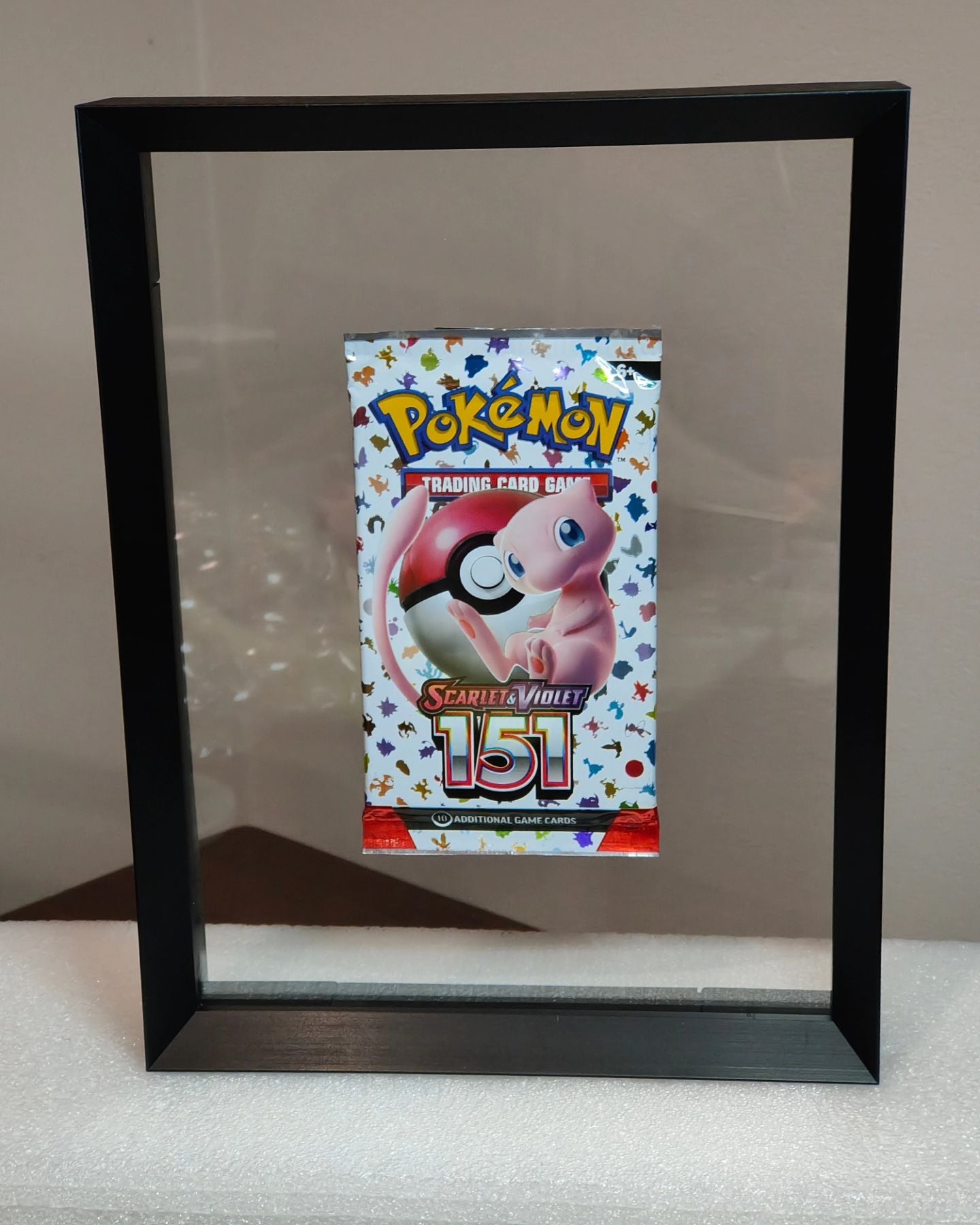Collectible Floating 151 Pokémon Pack Display