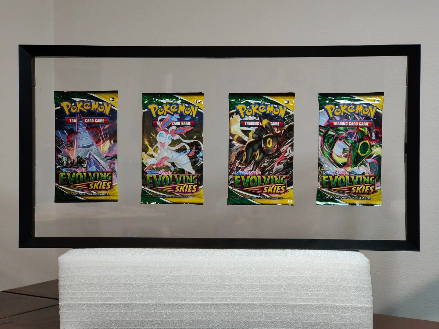 Collectible Floating Evolving Skies Art set Display
