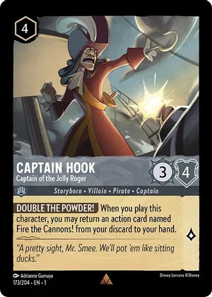 Captain Hook - 173/204 Captain of the Jolly Roger - The First Chapter (1) Non Foil