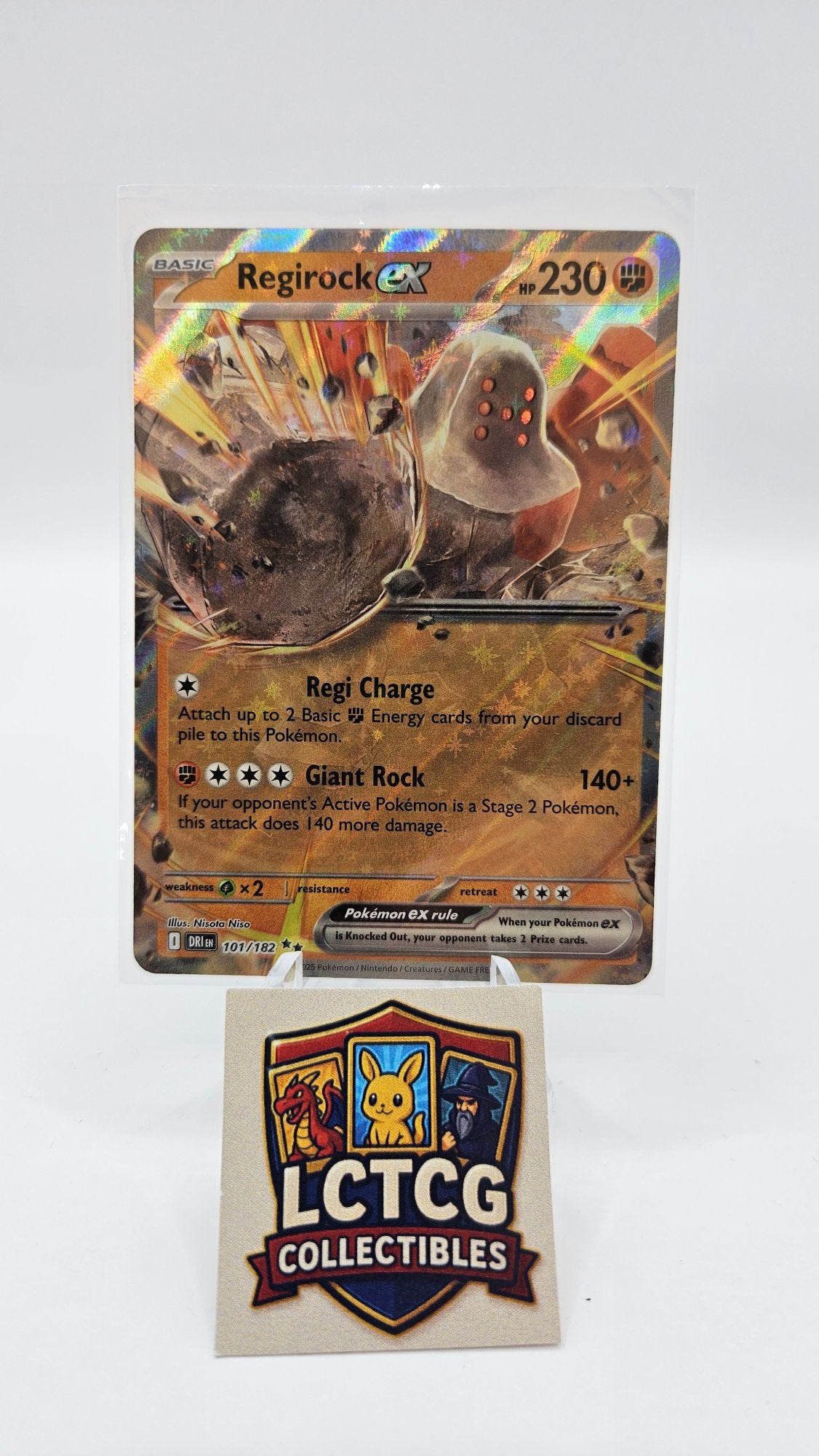 Image of Regirock ex Destined Rivals (DRI) #101