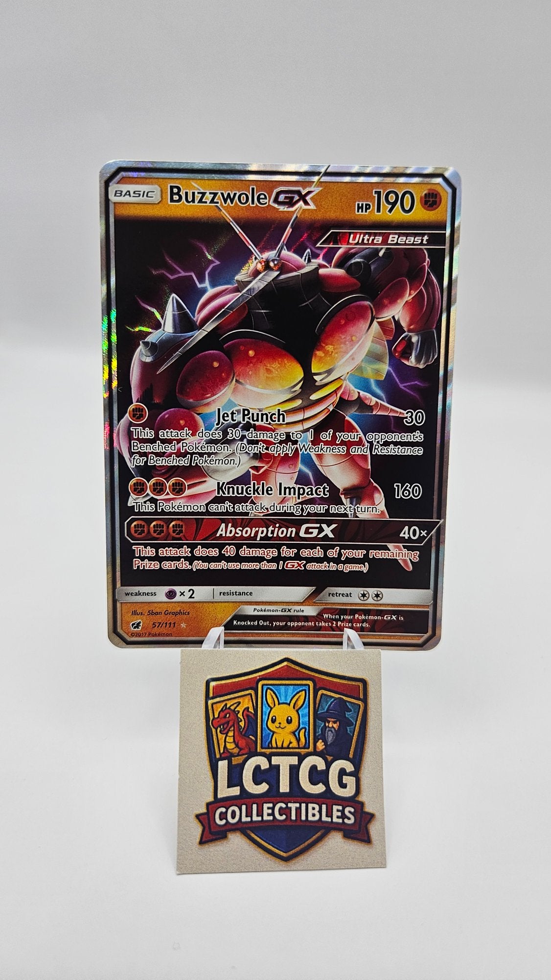 Image of Buzzwole-GX Crimson Invasion (CIN) #57