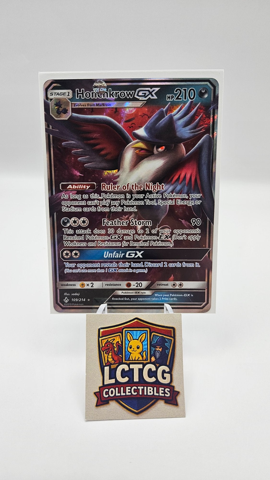 Image of Honchkrow-GX Unbroken Bonds (UNB) #109