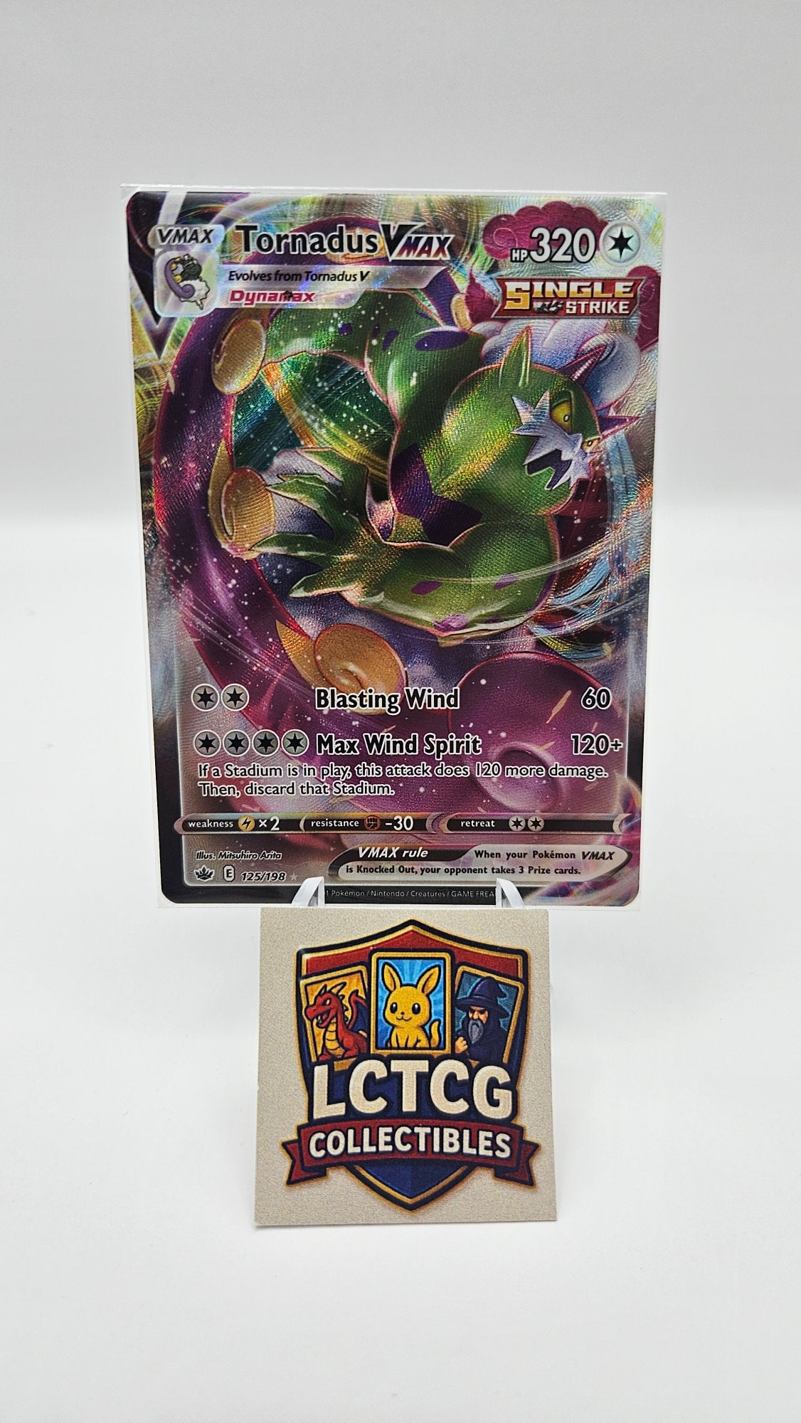 Image of Tornadus VMAX Chilling Reign (CRE) #125