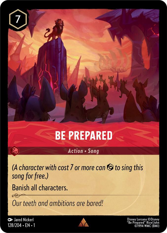 Be Prepared - The First Chapter (1) Non Foil