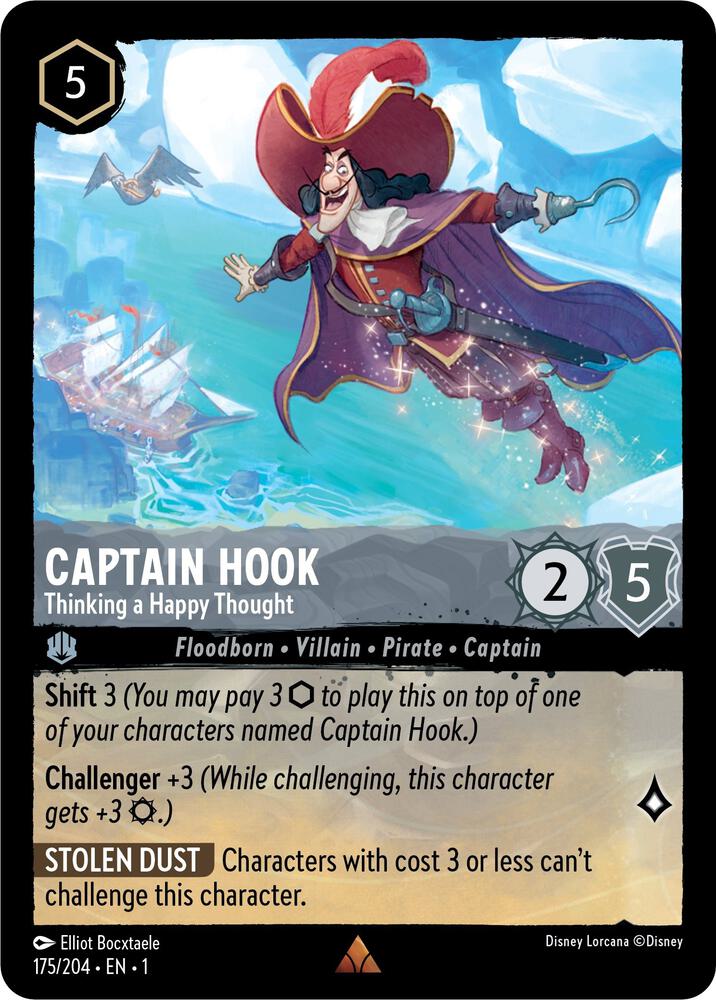 Captain Hook - Thinking a Happy Thought - The First Chapter (1) Non Foil