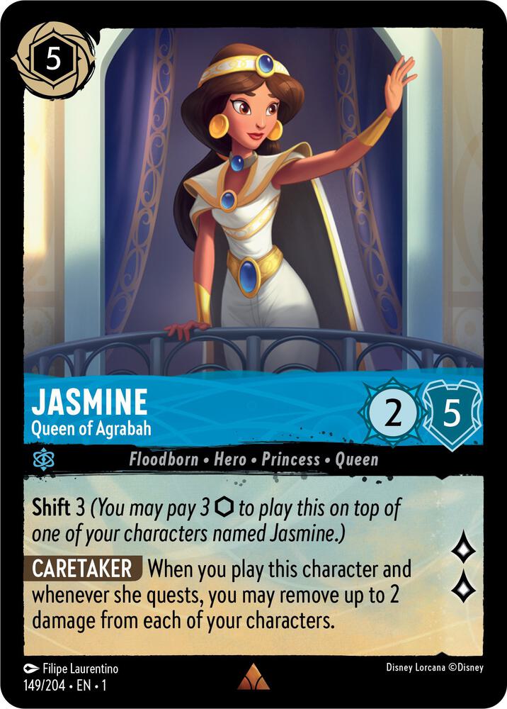 Jasmine - Queen of Agrabah - The First Chapter (1) Non Foil