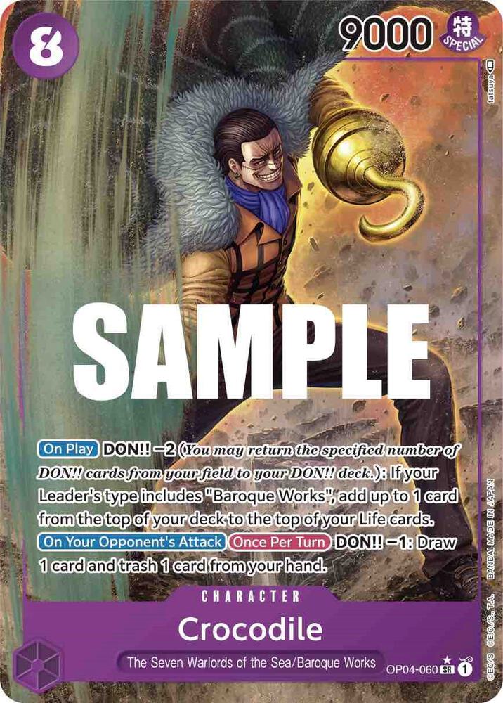 Crocodile (060) (Alternate Art) - Kingdoms of Intrigue (OP04)