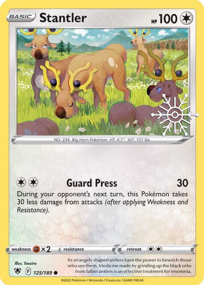 Stantler - 125/189 Holiday Stamped Holo
