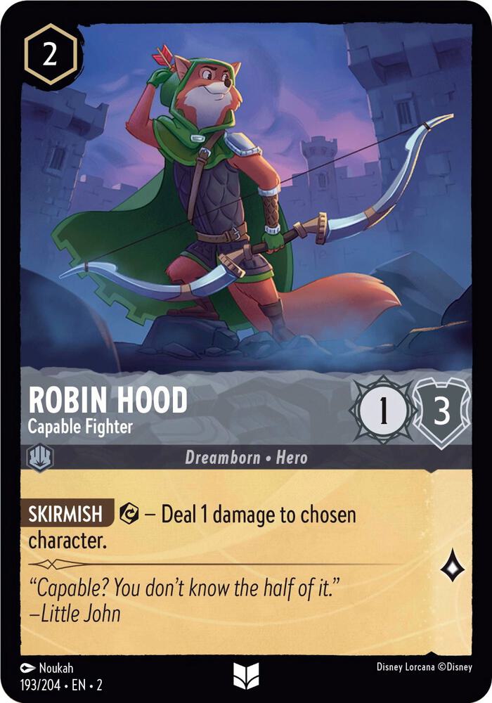 Robin Hood - Capable Fighter - Rise of the Floodborn (2) Foil