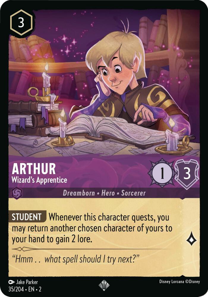 Arthur - Wizard's Apprentice - Rise of the Floodborn (2) Non Foil