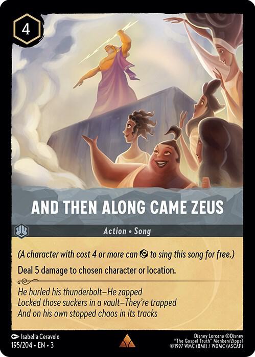 And Then Along Came Zeus - Into the Inklands (3) Non Foil