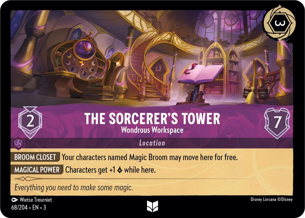 The Sorcerer's Tower - Wondrous Workspace - Into the Inklands (3) Non Foil