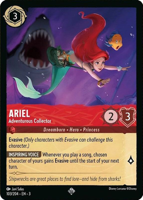 Ariel - Adventurous Collector - Into the Inklands (3) Non Foil