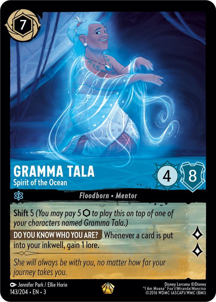Gramma Tala - Spirit of the Ocean - Into the Inklands (3) Non Foil