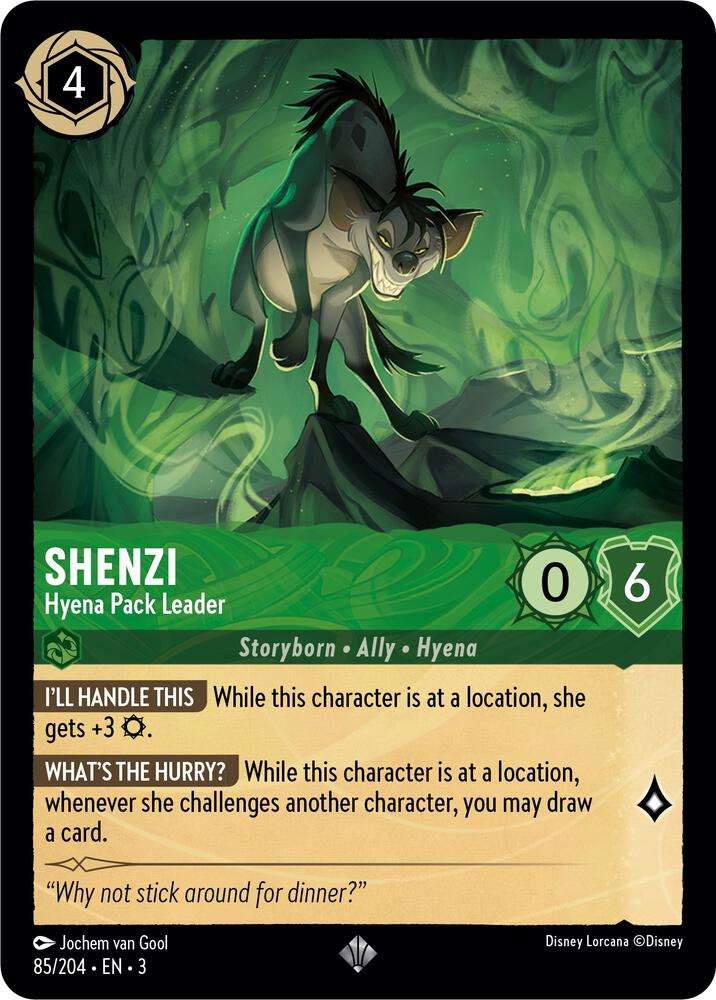 Shenzi - Hyena Pack Leader - Into the Inklands (3) Non Foil