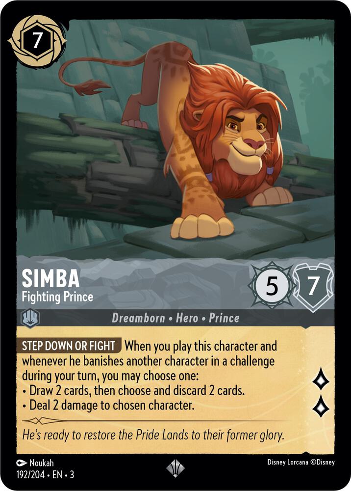 Simba - Fighting Prince - Into the Inklands (3) Non Foil