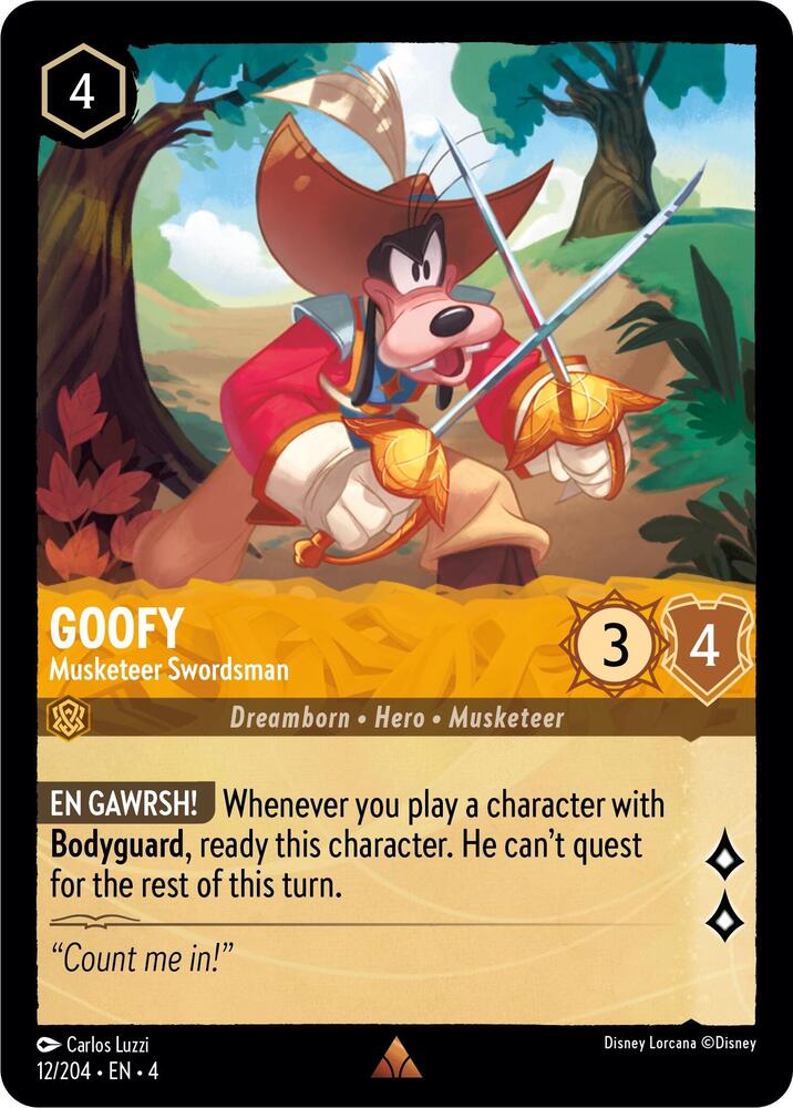 Goofy - Musketeer Swordsman - Ursula's Return (4) Foil