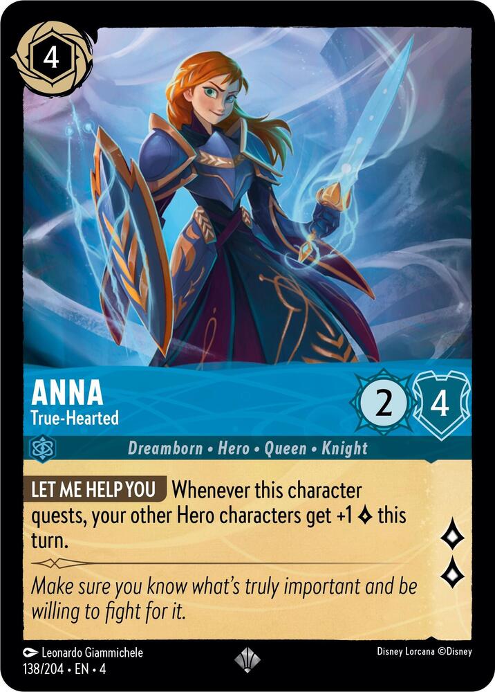 Anna - True-Hearted - Ursula's Return (4) Non Foil