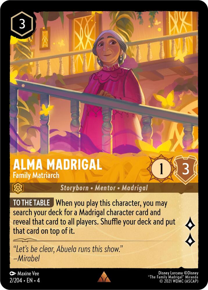 Alma Madrigal - Family Matriarch - Ursula's Return (4) Foil