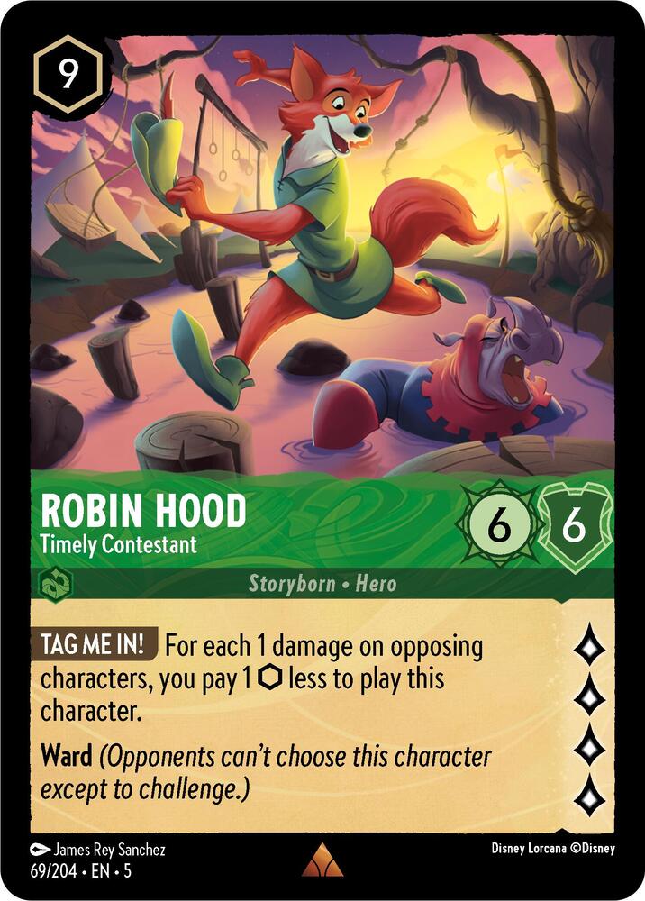 Robin Hood - Timely Contestant - Shimmering Skies (5) Foil