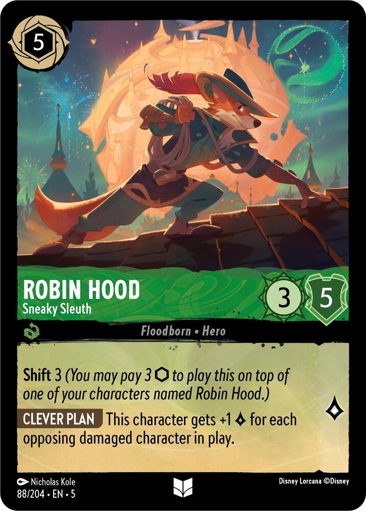 Robin Hood - Sneaky Sleuth - Shimmering Skies (5) Foil