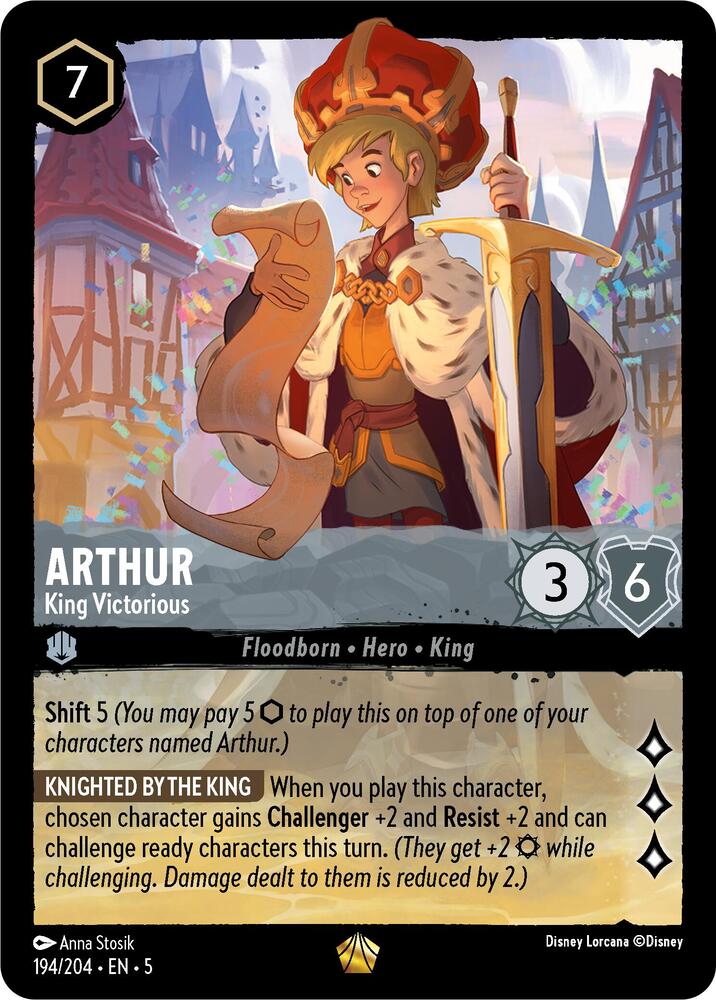 Arthur - King Victorious - Shimmering Skies (5) Foil