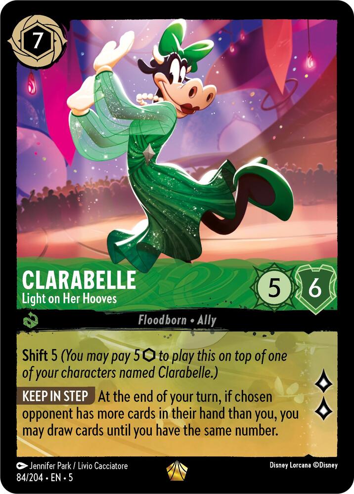 Clarabelle - Light on Her Hooves - Shimmering Skies (5) Non Foil
