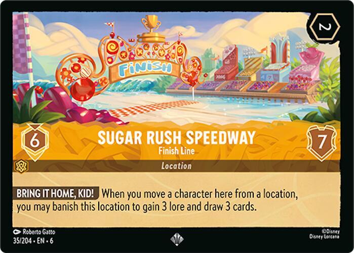 Sugar Rush Speedway - Finish Line - Azurite Sea (6) Non Foil