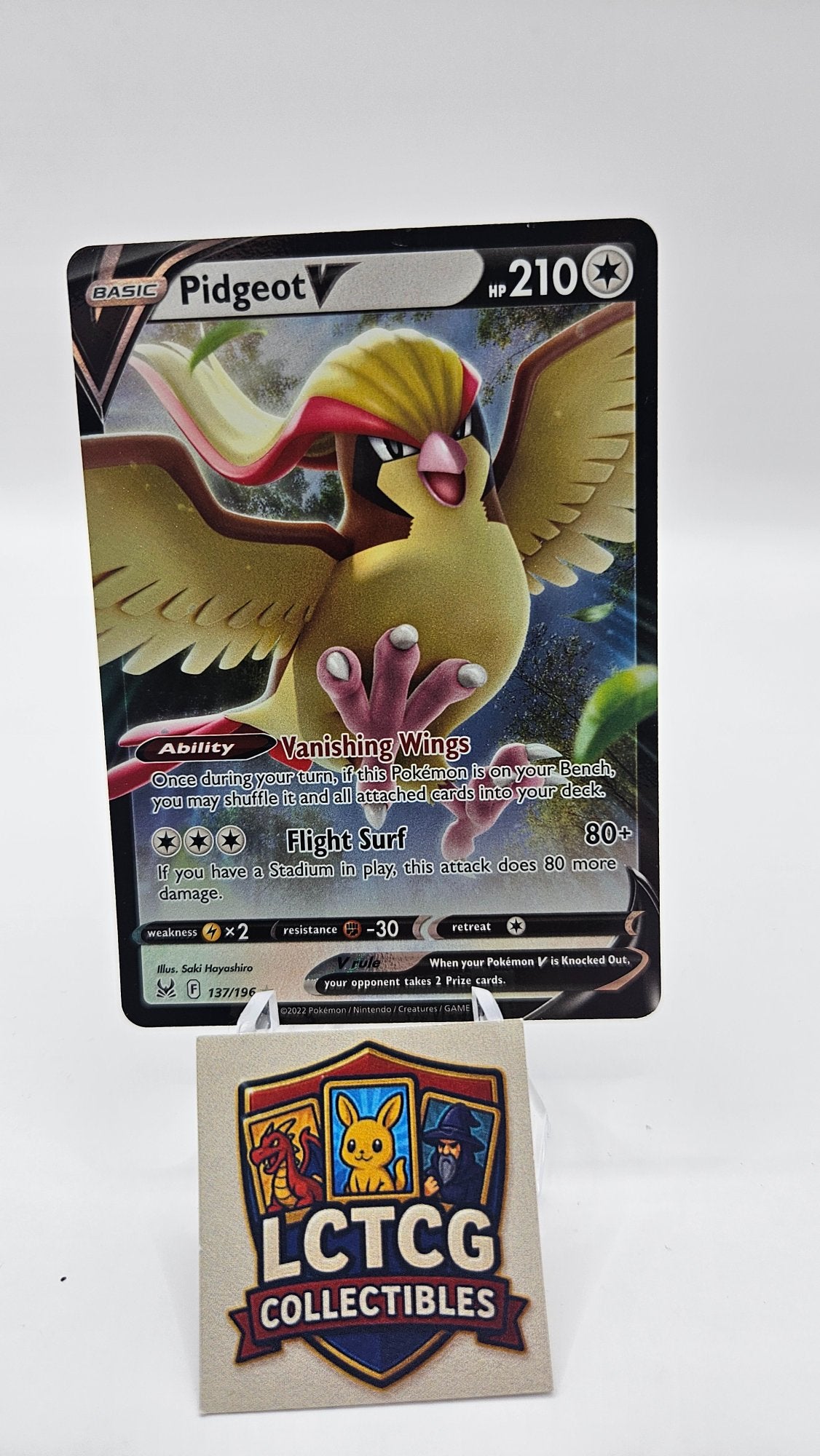 Image of Pidgeot V Lost Origin (LOR) #137