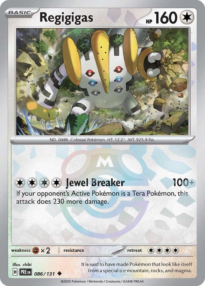 Regigigas (Master Ball Pattern) - SV: Prismatic Evolutions (PRE)