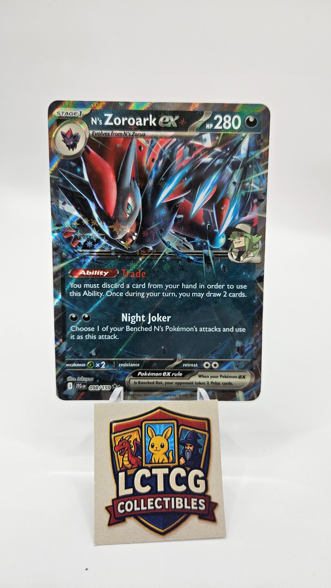 Image of N's Zoroark ex Journey Together (JTG) #98