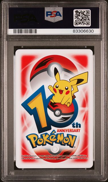 PSA 10 Regice King of Clubs POKEMON CENTER 10TH ANNIVERSARY PLAYING CARDS RED DECK
