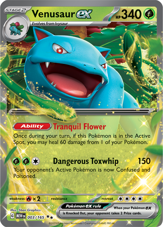 Venusaur EX 003/165 S&V 151