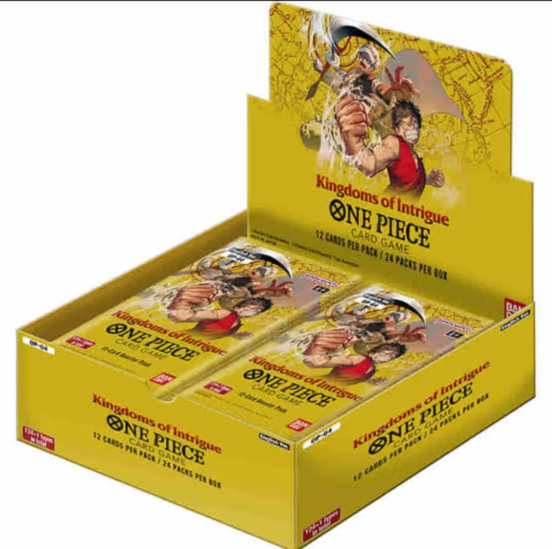 One Piece Card Game Kingdoms of Intrigue OP-04 Single Booster Pack