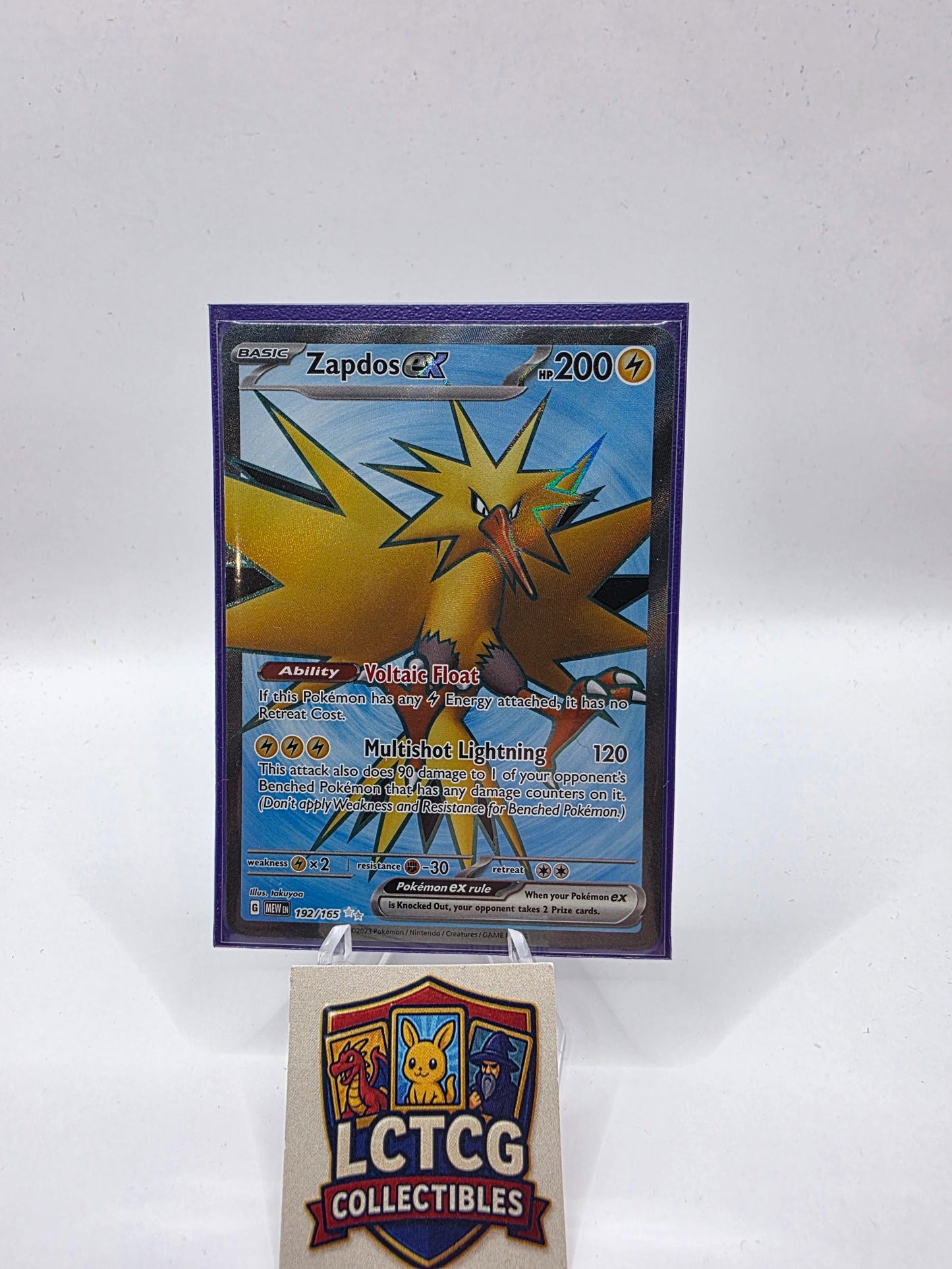 Image of Zapdos ex 151 (MEW) #192