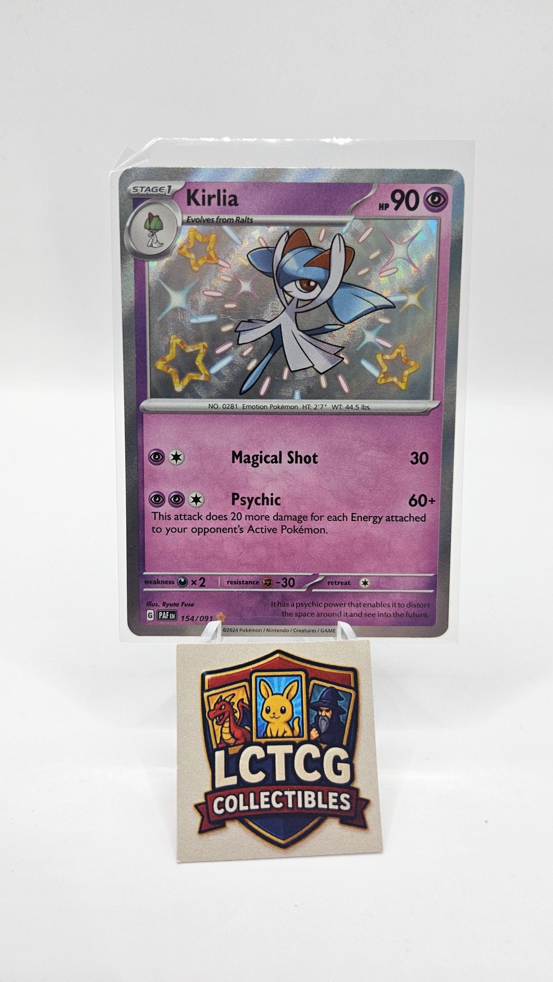 Image of Kirlia Paldean Fates (PAF) #154