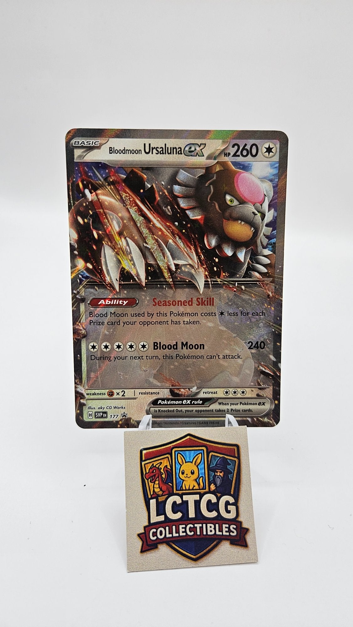 Image of Bloodmoon Ursaluna ex Scarlet and Violet Promos (svp) #177