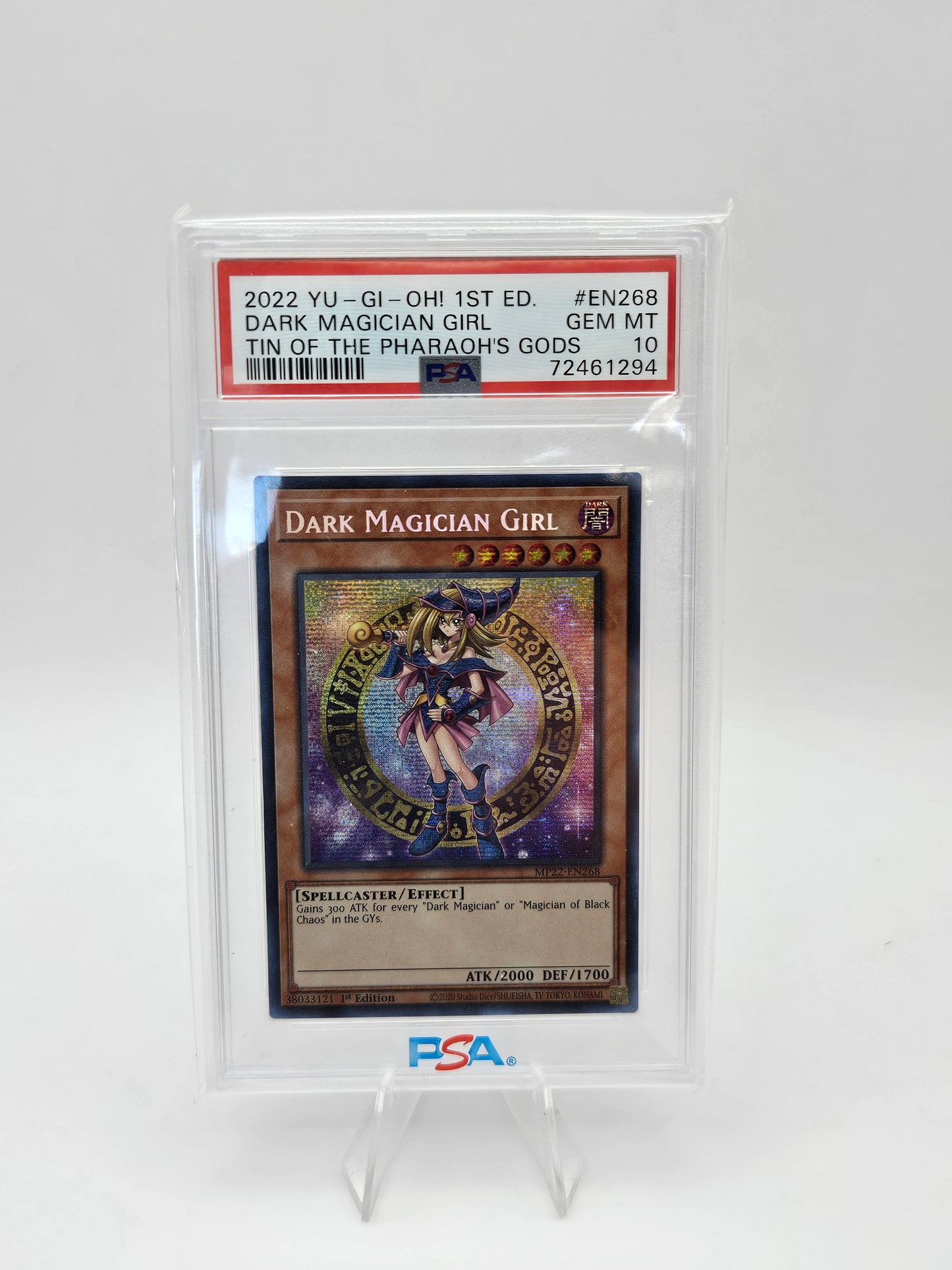2022 Yu-Gi-Oh Dark Magician Girl 1st edition MP22-EN68 PSA 10