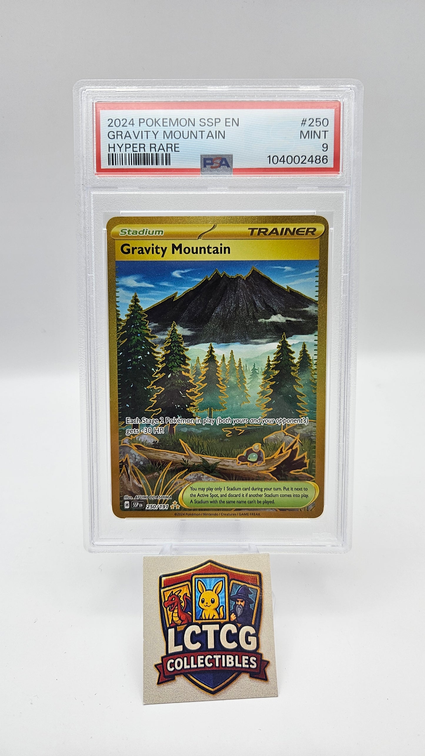 Gravity Mountain Surging Sparks 250/191 PSA 9